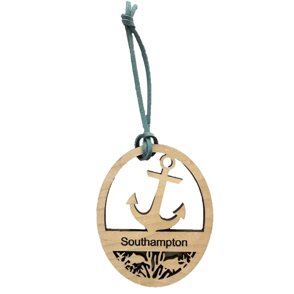Southampton Nautical Anchor Wood Christmas Tree Ornament