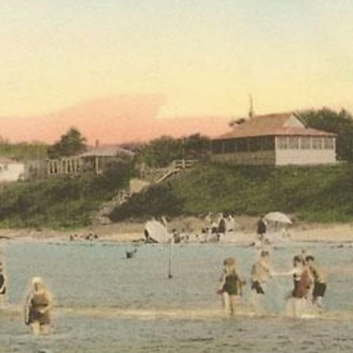 North Sea Bathing Beach, Southampton, Long Island, New York (Postcard)