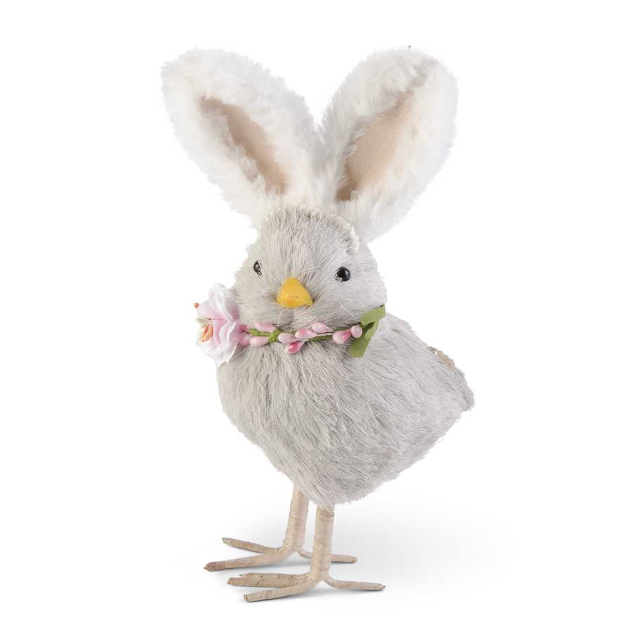 Easter Chick in Bunny Rabbit Ears Disguise
