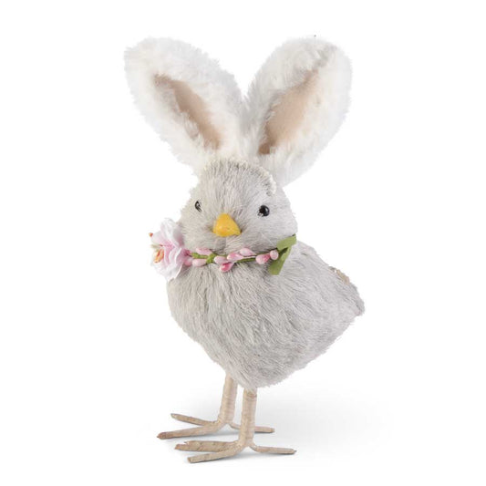 Easter Chick in Bunny Rabbit Ears Disguise