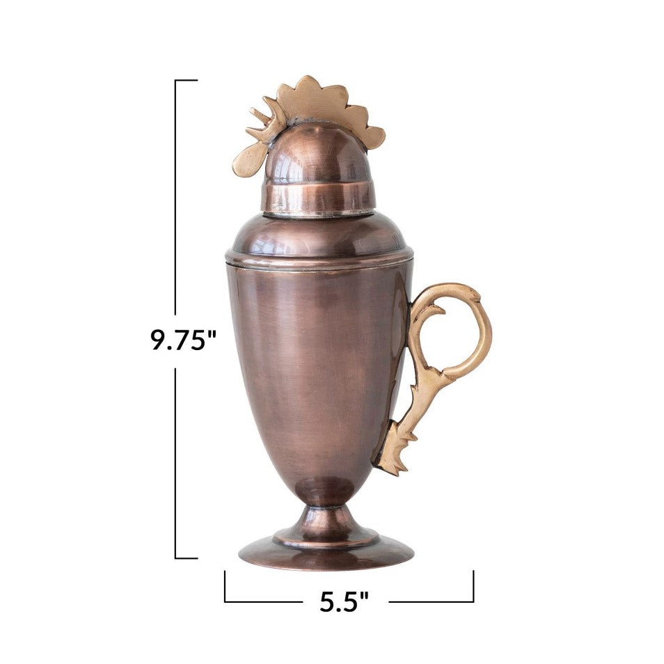 Rooster Cocktail Shaker (Wallace Brothers Vintage Reproduction)