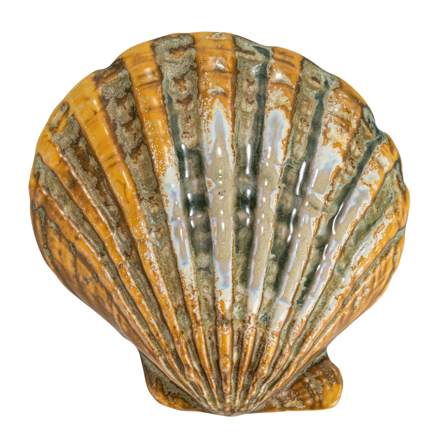 Stoneware Scallop Shell Dish
