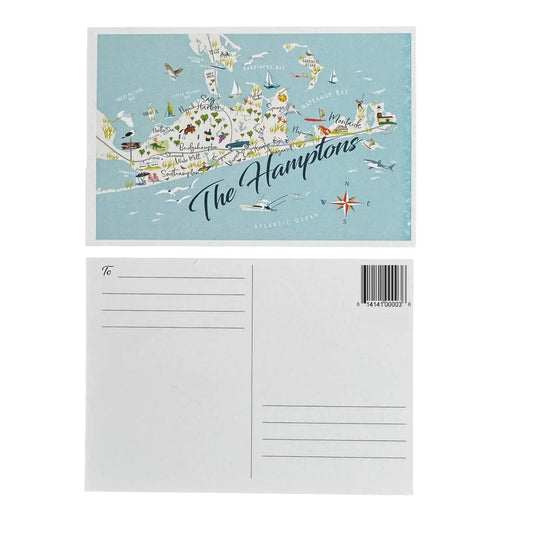 The Hamptons 4" X 6" Postcard (set of 3)