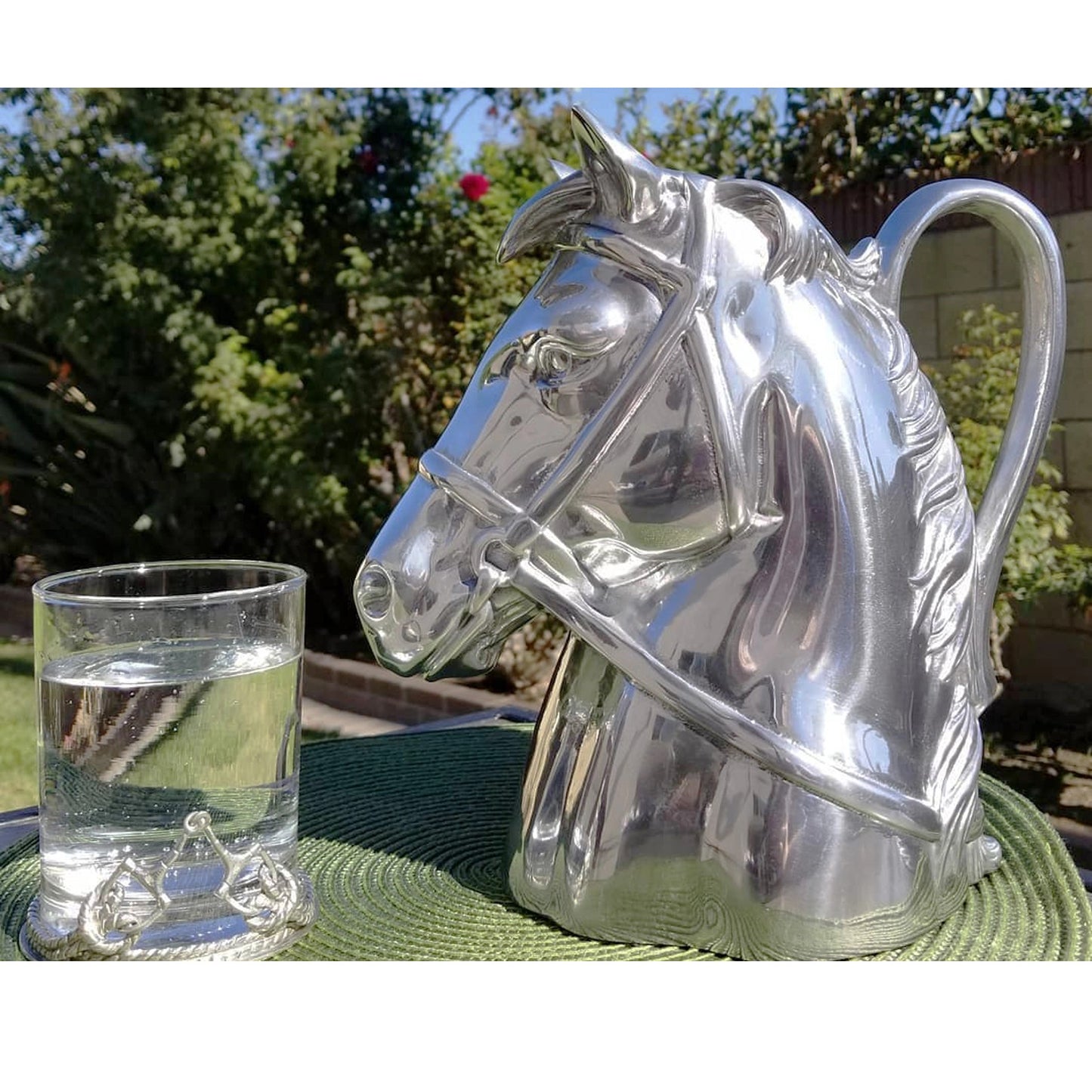 Thoroughbred Horse Head Pitcher