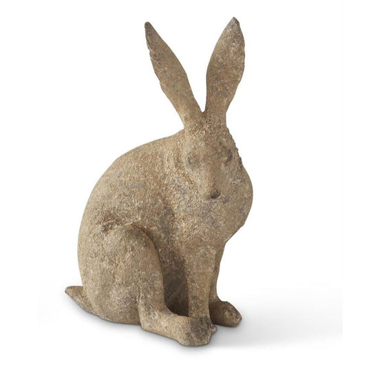 Weathered Gold Speckled Garden Bunny Rabbit (Set of 2)