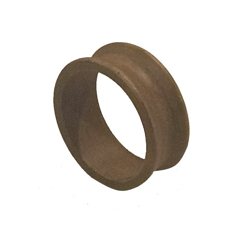 Brown Wooden Bangle - Chunky Concave Bracelet
