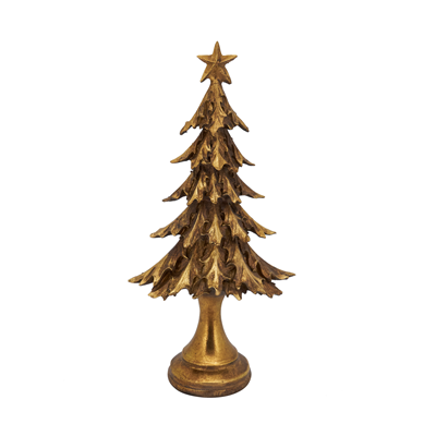 Gold Carved Christmas Trees