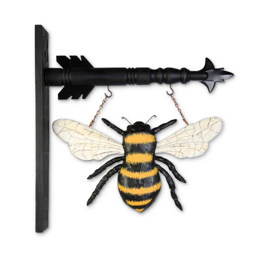 Yellow and Black Bumblebee Arrow Replacement Sign