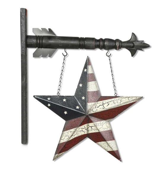 Americana Star Hanging Arrow Replacement Sign