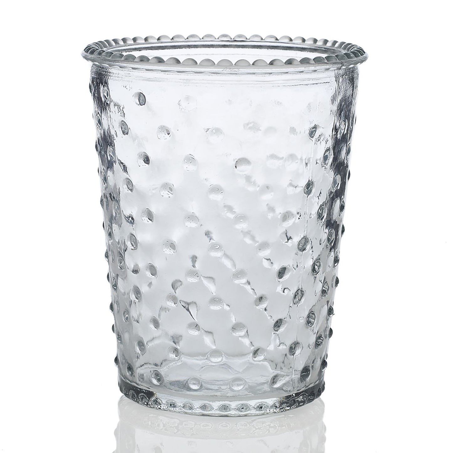 Clear Annie Hobnail Vase