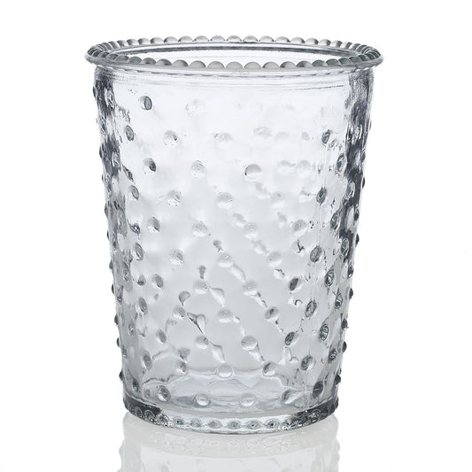 Clear Annie Hobnail Vase