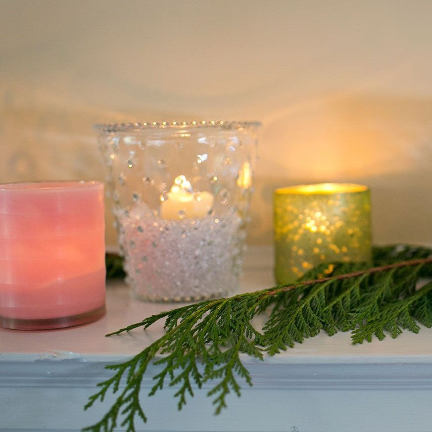 Clear Annie Hobnail Vase