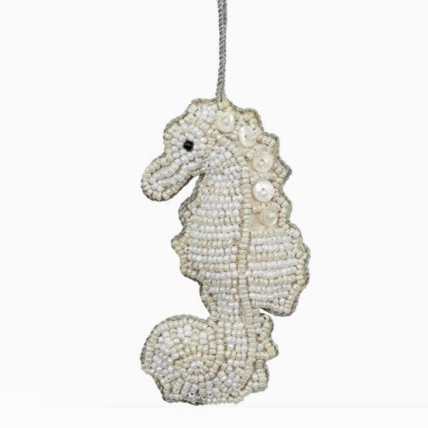 Beaded Seahorse Christmas Tree Ornament