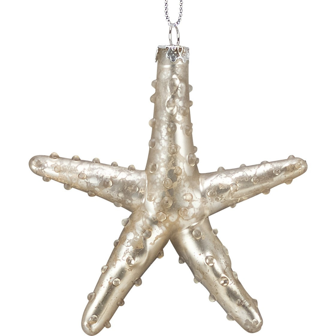 Starfish Glass Christmas Tree Ornament