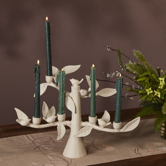 Darcy Birds on Branches Candelabra - Taper Candle Holder