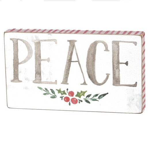 Peace Block Sign