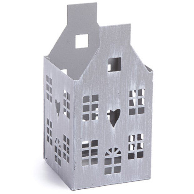 Metal House Tealight Holder