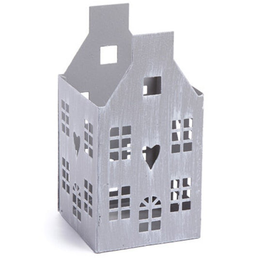 Metal House Tealight Holder