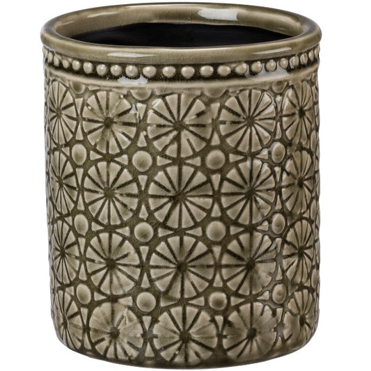 Vase Planter Pot - Tall Medallion