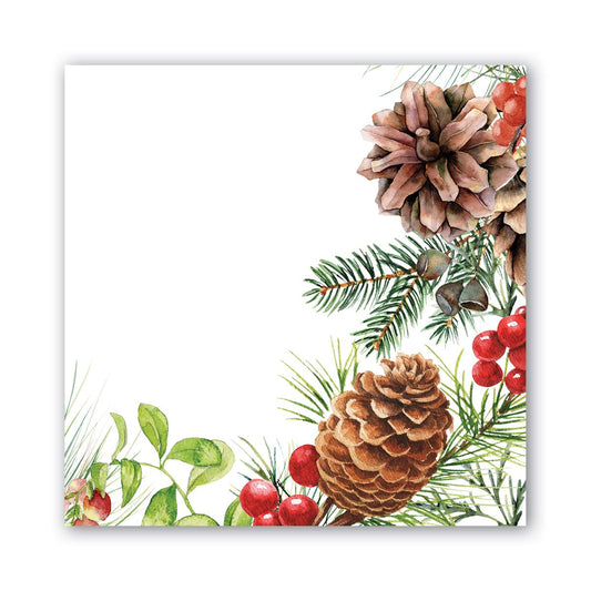 White Spruce Paper Cocktail Napkins