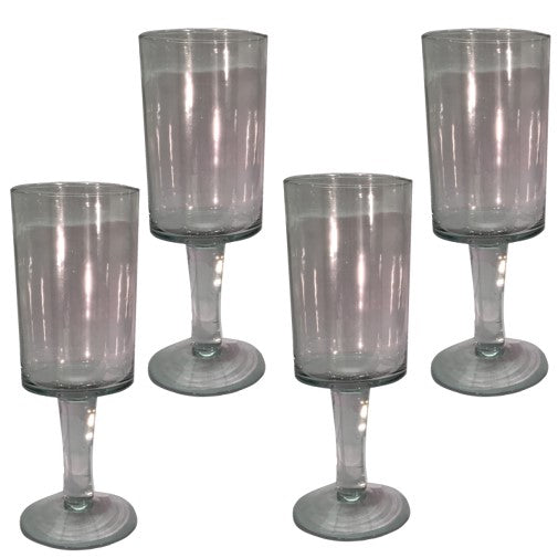 Clear Stemmed Drinking - Wine Glasses