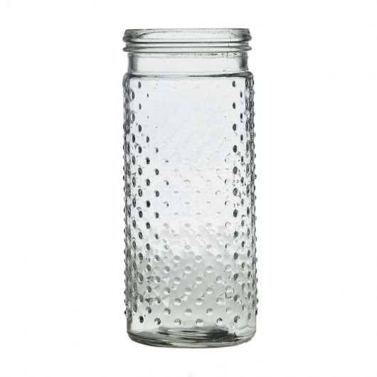 Hobnail Jar Vase (Clear, Tall)