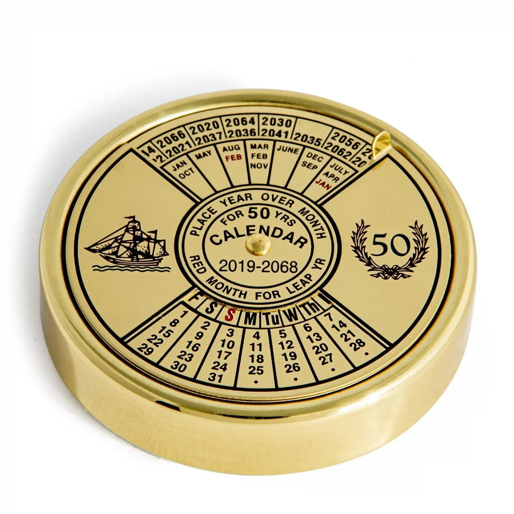 Fifty (50) Year Desktop Calendar