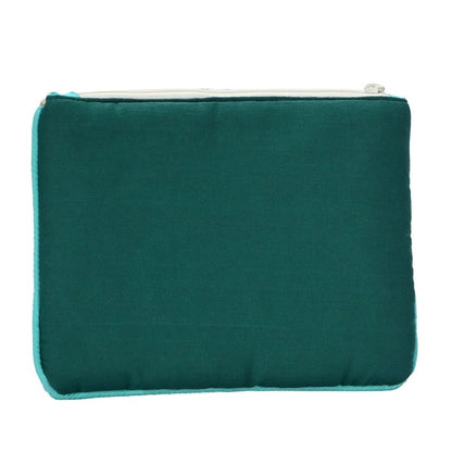 Lemon Embroidered Coin Purse with Tassel