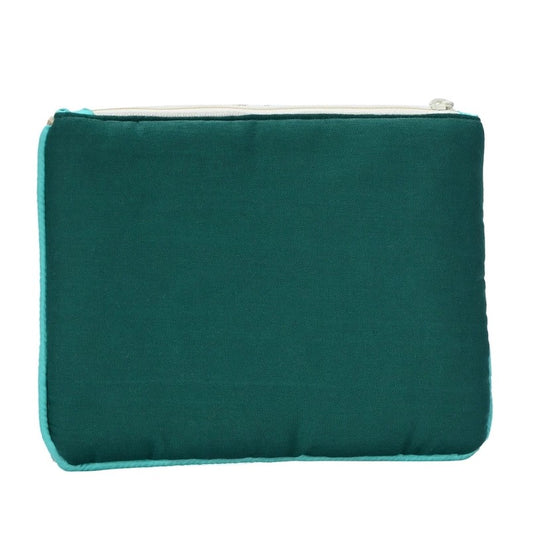 Lemon Embroidered Coin Purse with Tassel