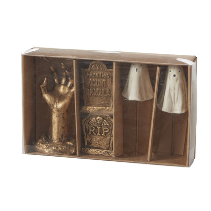 Bone Yard Cemetery Terrarium Figurines