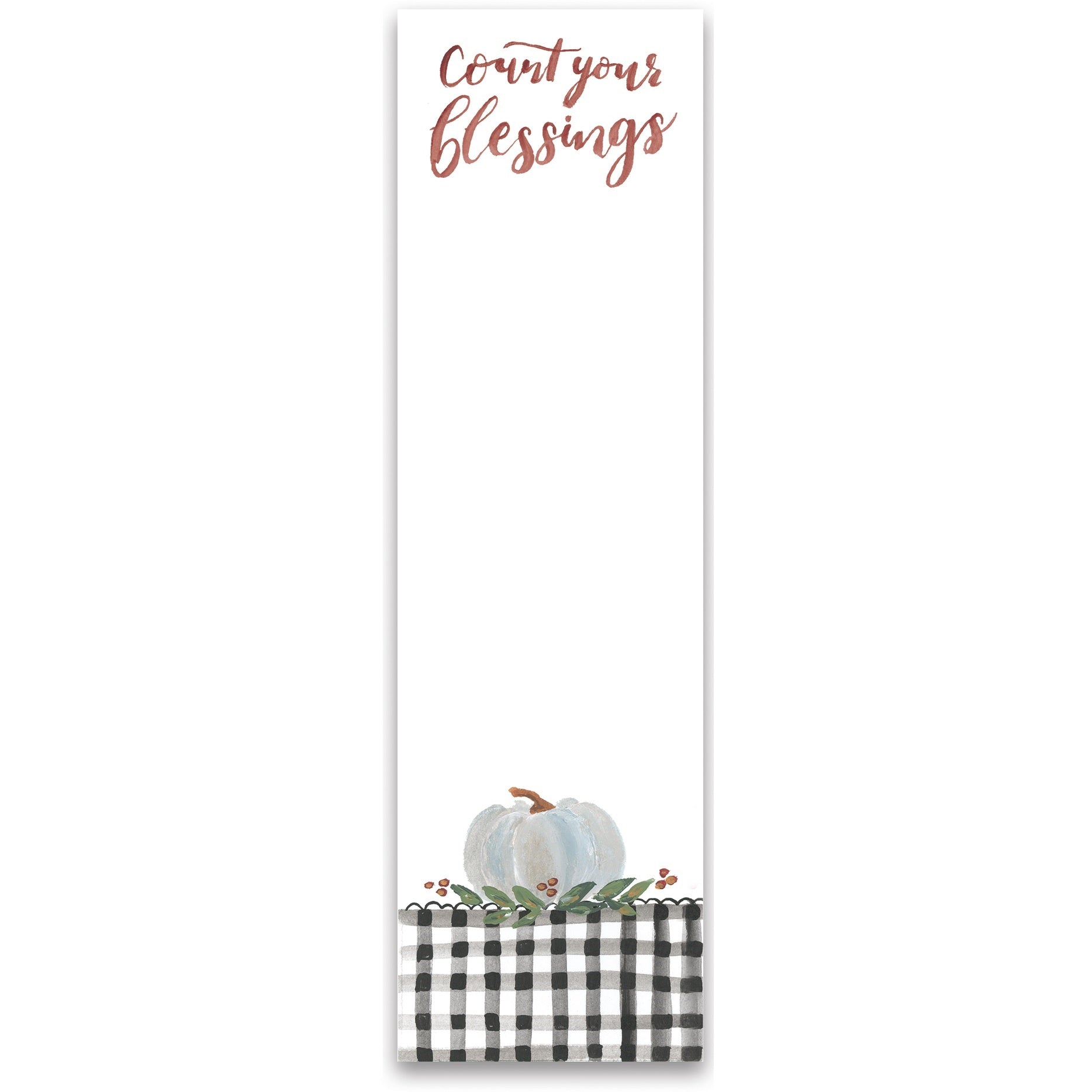 List Notepad - Count Your Blessings – Salty Home