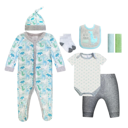 Dinosaur Baby Boy Layette Set - 0-3M
