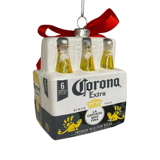 Mexican Beer Bottle Six-Pack Christmas Tree Ornament