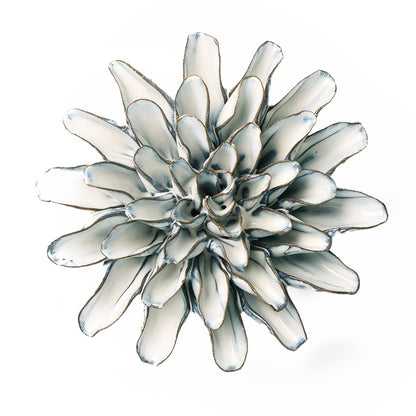Blue White Cornflower Ceramic Wall Hanging Flower