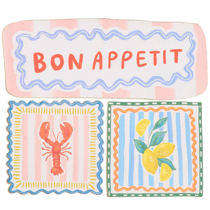 Bon Appetit Magnet Set