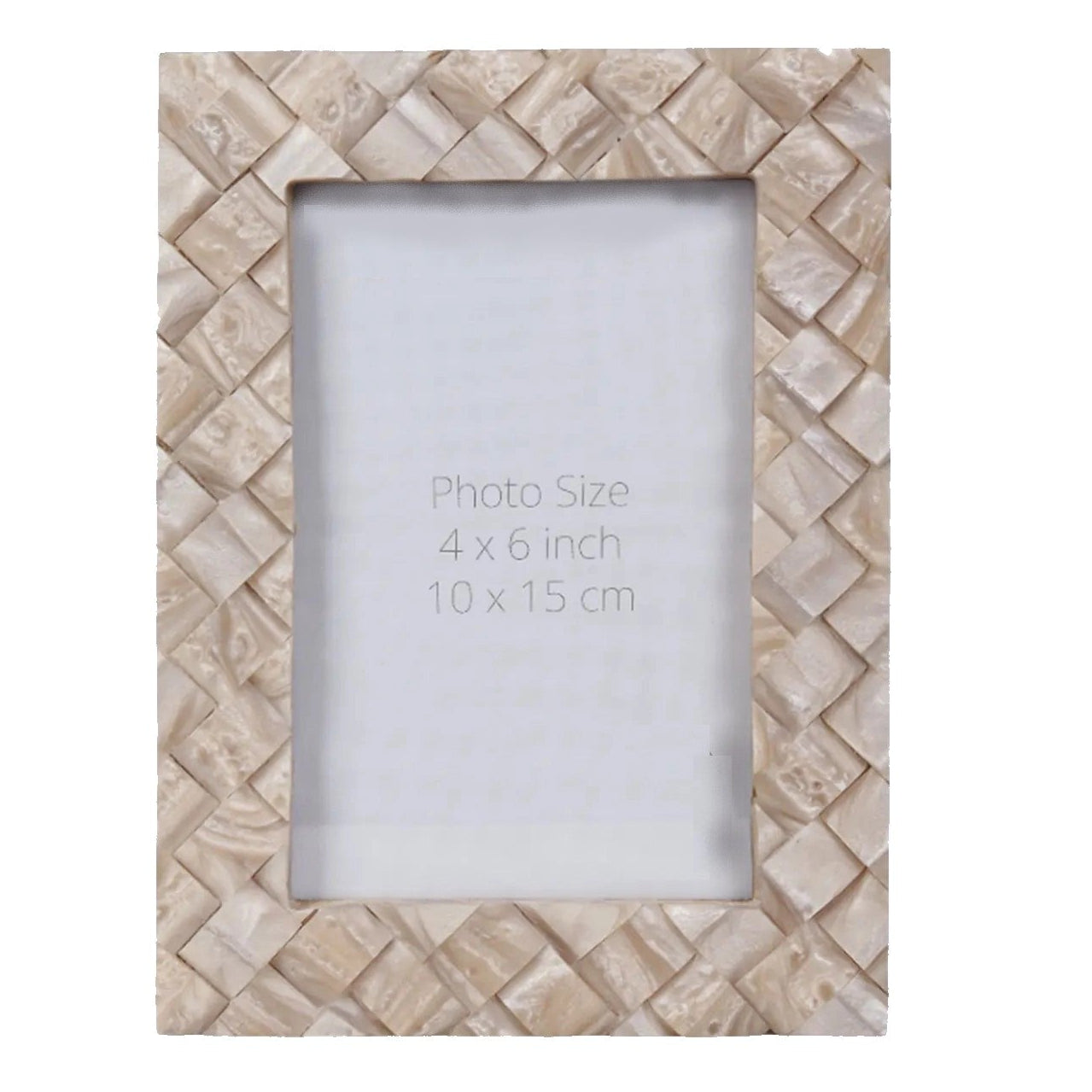Braided Pattern Resin Inlay Picture Frame (4x6, 5x7 Inches)