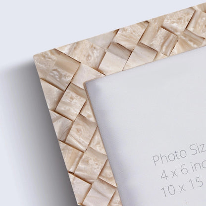 Braided Pattern Resin Inlay Picture Frame (4x6, 5x7 Inches)