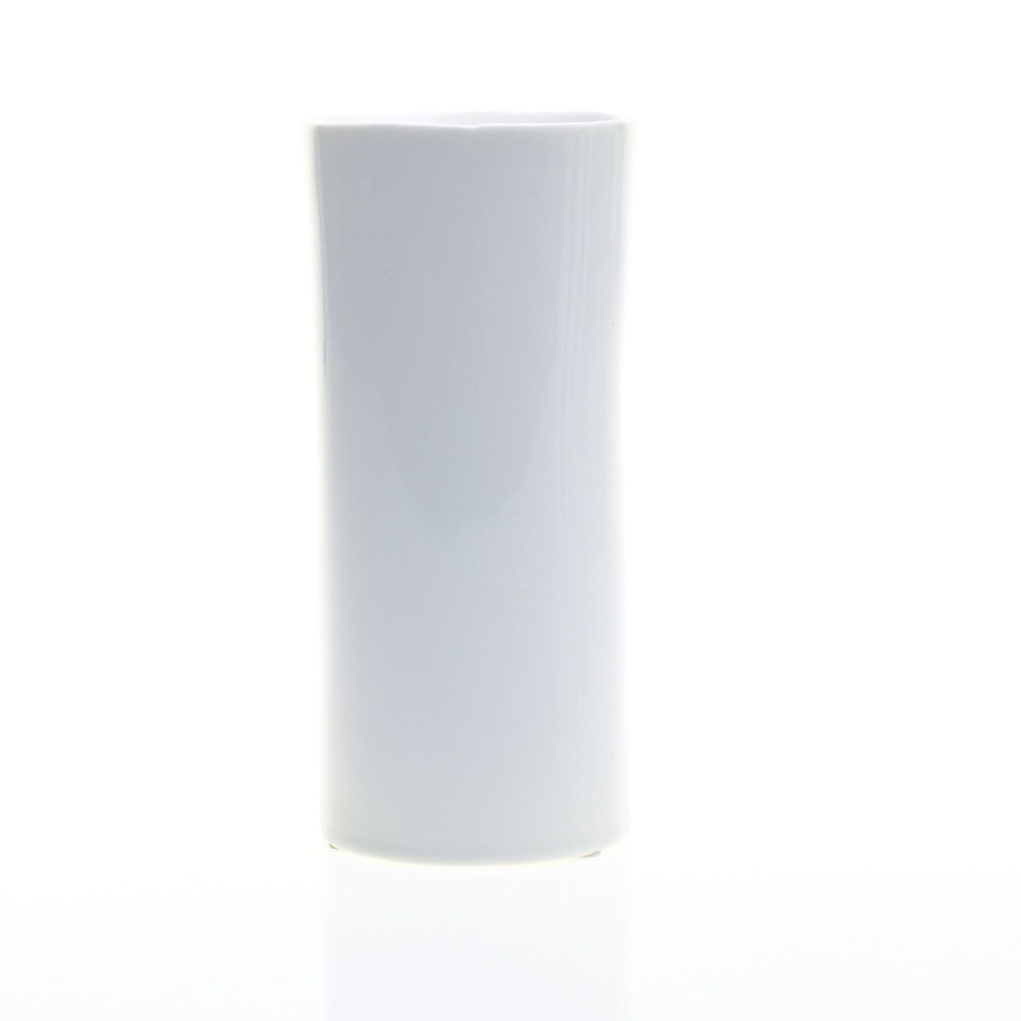 White Modern Brooklyn Cylinder Vase (assorted sizes)