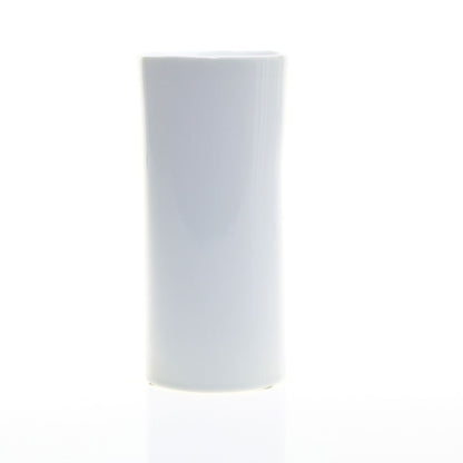 White Modern Brooklyn Cylinder Vase (assorted sizes)