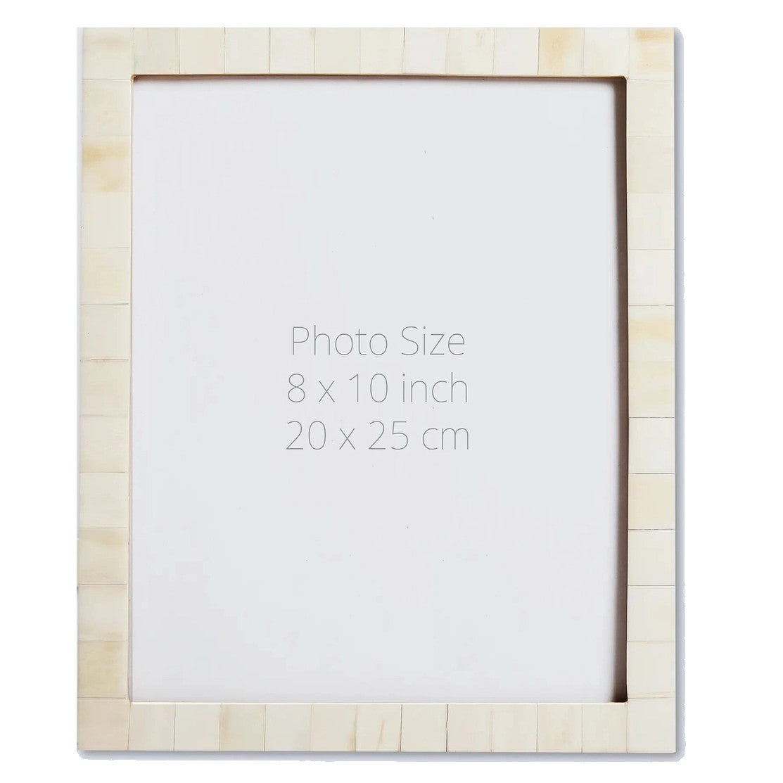 Classic White Shell Inlay Picture Frame (4x6, 5x7, 8x10 Inches)
