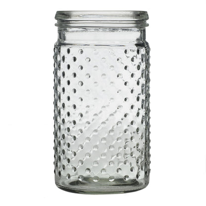 Hobnail Jar Vase (Assorted Sizes & Colors)
