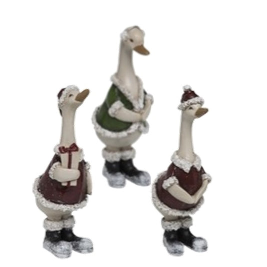 Christmas Duck: Hands Folded with Hat