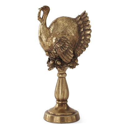 Gold Turkey on Pedestal