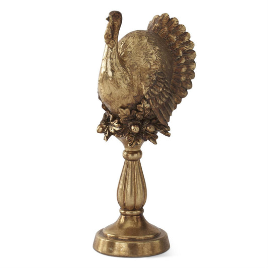 Gold Turkey on Pedestal