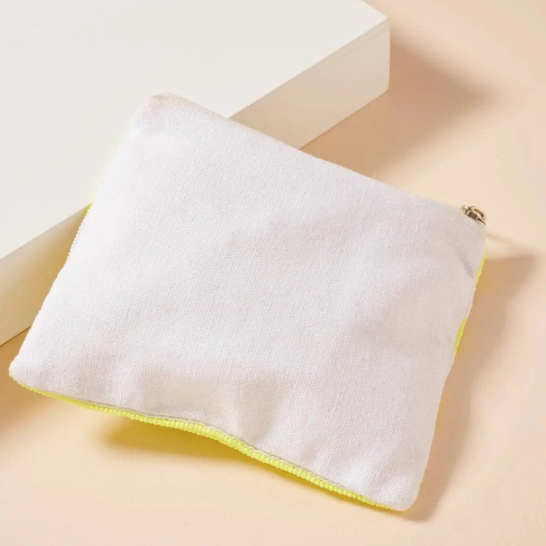 Love Tennis Beaded Coin Pouch Purse