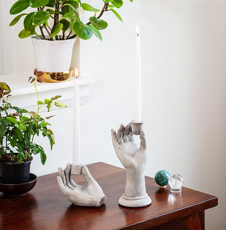 Dainty Hand Taper Holder
