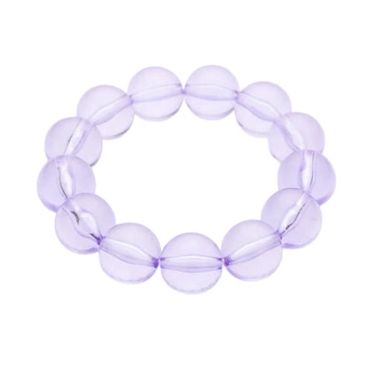 Lucite Ball Stretch Bracelet - Assorted Colors