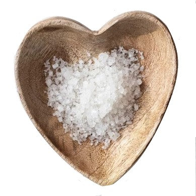 Natural Wood Heart Dish Bowl