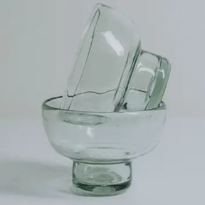 Margarita glasses on a white background