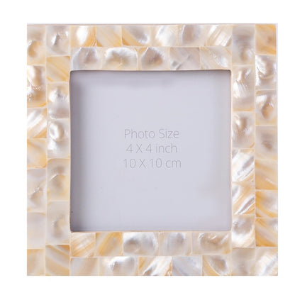 Mother of Pearl Picture Frame (4x6, 5x7, 4x4 Inches)